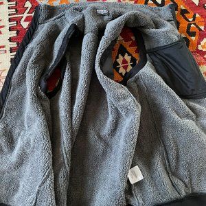 Simms mens XL rogue polyester fleece vest in grey